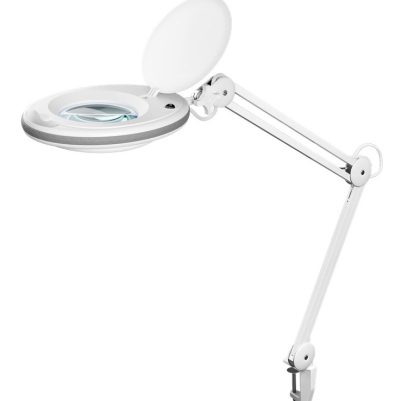 GOOBAY μεγεθυντικός φακός 60361 με σφιγκτήρα, LED, 3 διόπτρες, λευκός