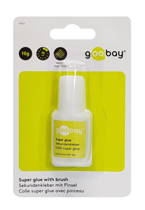 GOOBAY κόλλα Super Glue με πινέλο 77017, 10g - Image 2