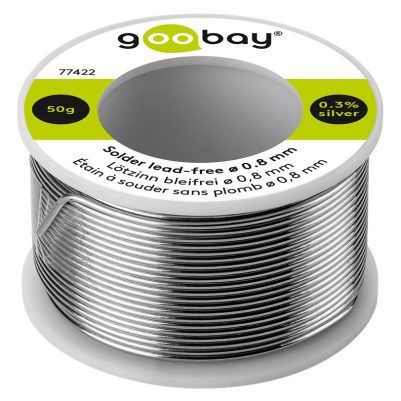 GOOBAY σύρμα συγκόλλησης 77422, Φ0.8mm, lead free, 50g
