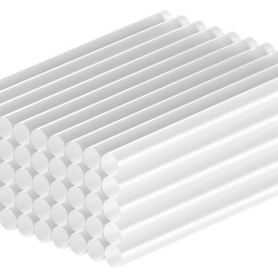 GOOBAY ράβδοι σιλικόνης 77853, Φ11mm x 200mm, διάφανο, 50τμχ