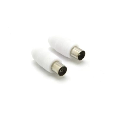 Antenna 1x9,5 Plug+1x9,5 Jack Wh.