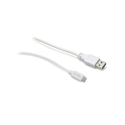 Connecting cable USB 3.0 m - USB C m. White L.1,0m