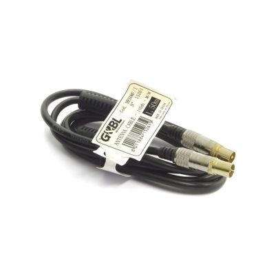 Antenna cable M/F >85dB, Ferrite, metal conn. L.5m - Bulk