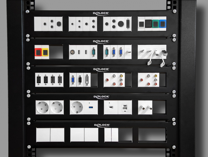 DELOCK module διακόπτης Easy 45 81364, μονός, 1-pole, 1-way, λευκός - Image 3