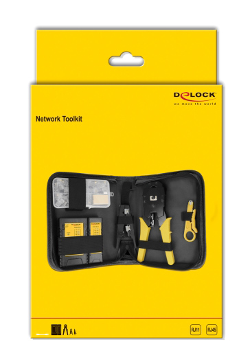 DELOCK σετ εργαλείων δικτύου 86696, για καλώδια RJ45 & RJ11 - Image 3
