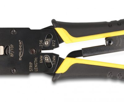 DELOCK πρέσα ακροδεκτών 90523 για καλώδια δικτύου RJ50/RJ45/RJ12/RJ11