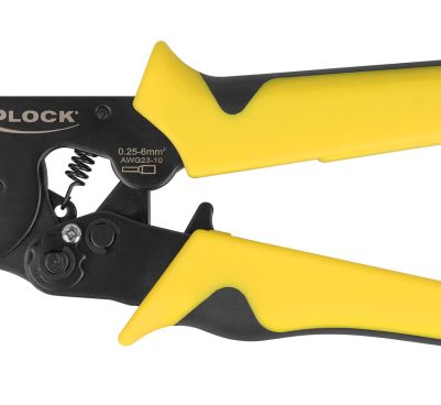 DELOCK πρέσα ακροδεκτών 90561, αυτορυθμιζόμενη, εξάγωνο, 10-23 AWG