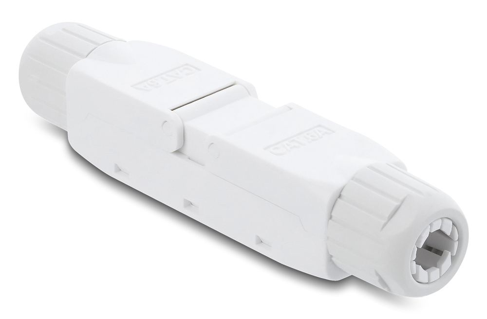 DELOCK σύνδεσμος LSA 91126, CAT 6A unshielded, tool-free, λευκός - Image 3