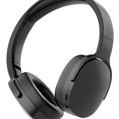 CELEBRAT headphones A45, ασύρματα & ενσύρματα, micro SD, 40mm, 250mAh, μαύρα