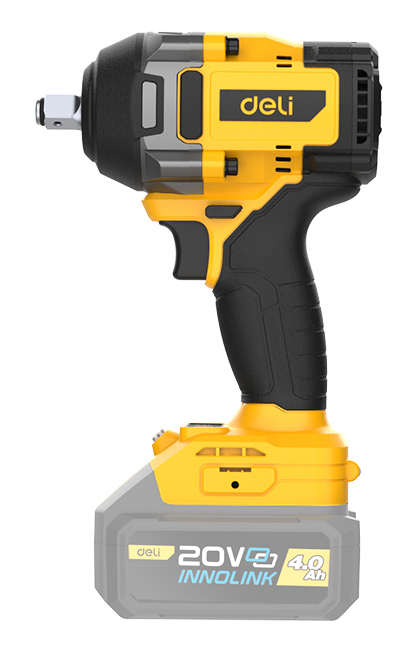 DELI κρουστικό μπουλονόκλειδο μπαταρίας DC234Z, Brushless, 20V, 850N.m, 1/2" - Image 3