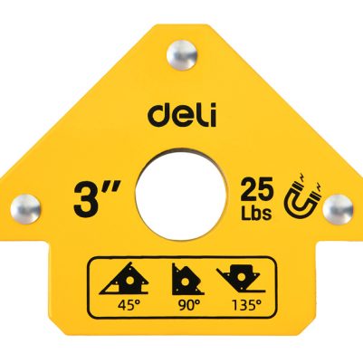 DELI μαγνητική γωνία συγκόλλησης DL-HDW25 με 45°/90°/135° γωνίες, 3", 11kg