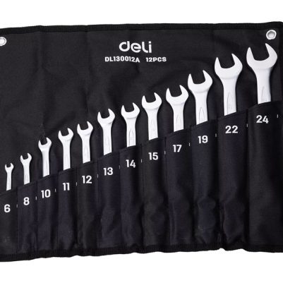 DELI σετ γερμανοπολύγωνα κλειδιά DL130012A, 6-24mm, 12τμχ