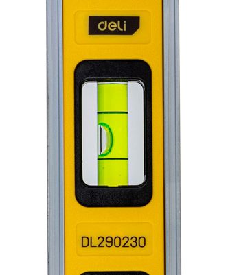 DELI αλφάδι DL290230 με 3 μάτια, πλαστικό, μαγνητικό, 23cm