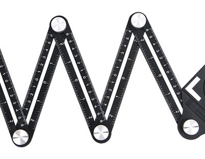 DELI αναδιπλούμενο γωνιόμετρο DL7307, 6x12cm