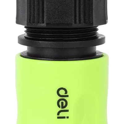 DELI ταχυσύνδεσμος για λάστιχο DL8793 με water stop, 1/2", πράσινος