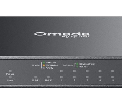 TP-LINK easy managed switch ES210GP, 10x Gigabit θύρες, PoE+, V1.0