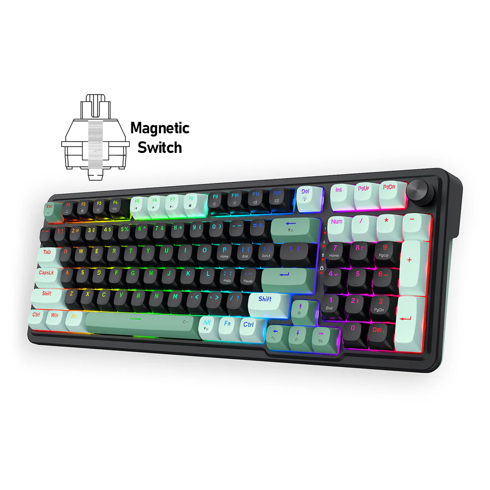 Gaming πληκτρολόγιο - Redragon EISA K686BG-RGB-M Rapid Trigger 8K - Image 2