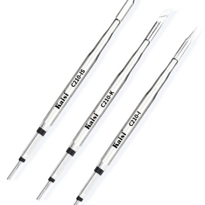 KAISI σετ soldering tip C210, τύπου I/IS/K, 3τμχ