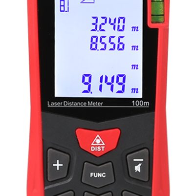 UNI-T laser μετρητής απόστασης LM100A, m/ft/in, 100m