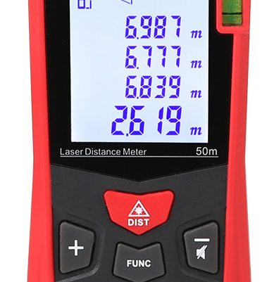 UNI-T laser μετρητής απόστασης LM50A, m/ft/in, 50m