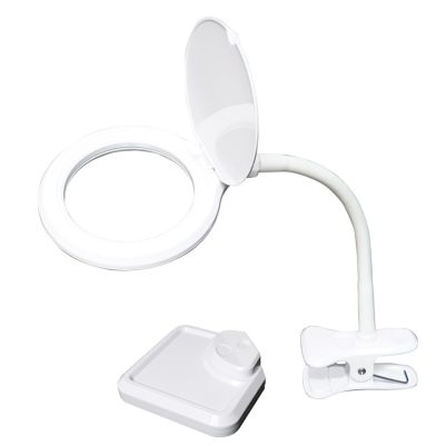 PROSKIT μεγεθυντικός φακός MA-1010U, κλιπ & βάση, LED, 3D 1.75x, λευκός