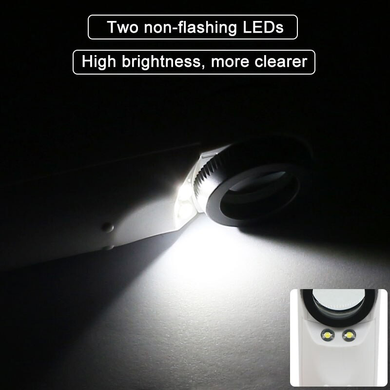 SUNSHINE μεγεθυντικός φακός χειρός MG6B-1B με φωτισμό LED, Φ21mm, 40x - Image 3