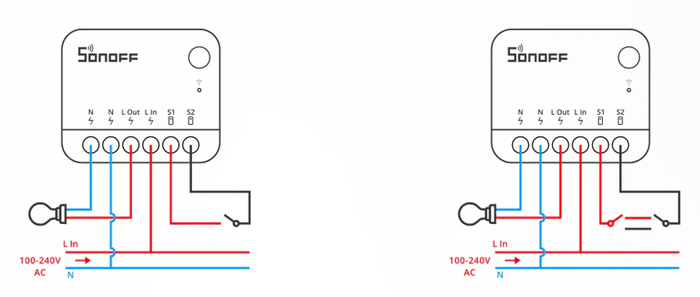 SONOFF smart διακόπτης MINIR4, 2 κανάλια, WiFi, 10A, λευκός - Image 3