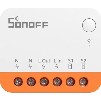SONOFF smart διακόπτης MINIR4, 2 κανάλια, WiFi, 10A, λευκός