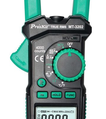 PROSKIT ψηφιακή αμπεροτσιμπίδα MT-3202, 600A AC, NCV, True RMS