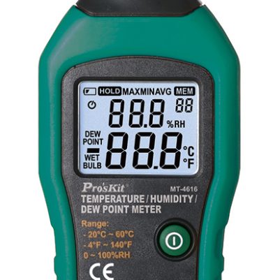 PROSKIT ψηφιακό θερμόμετρο & υγρασιόμετρο MT-4616, -20~60 °C, 0~100% RH