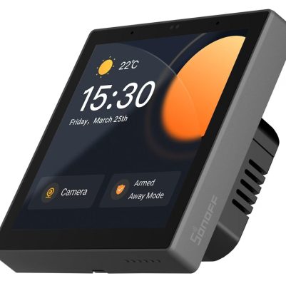 SONOFF smart panel ελέγχου NSPanel Pro, οθόνη αφής, Wi-Fi, Zigbee, μαύρο