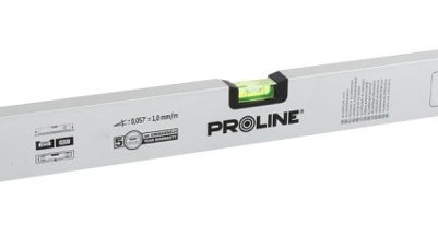 PROLINE αλφάδι 15056 με 3 μάτια, αλουμινίου, μοιρογνωμόνιο, 60cm