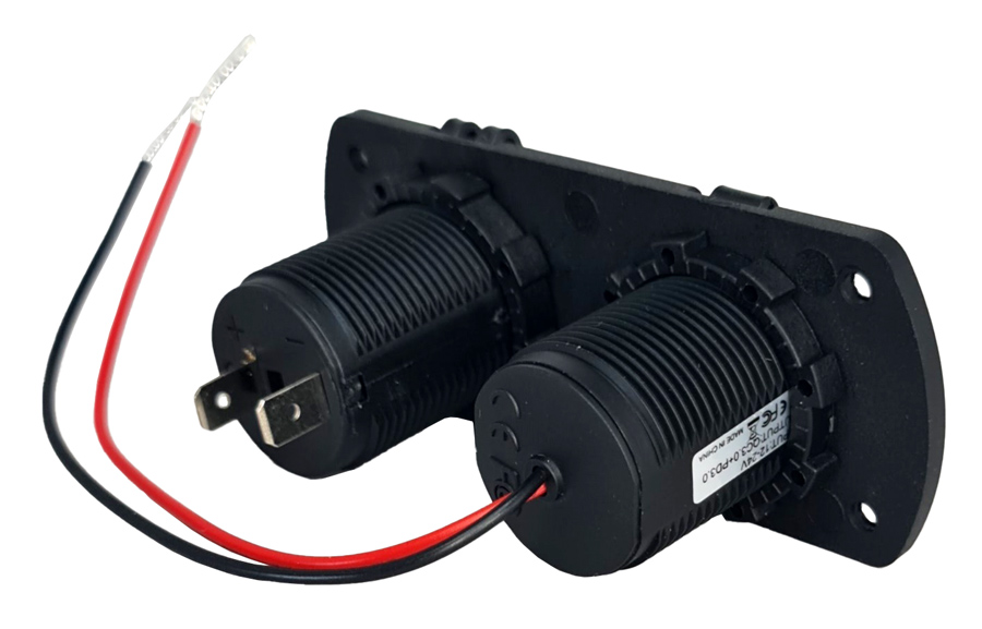 POWERTECH πρίζα 12V για σκάφη & οχήματα PTL-002, USB/USB-C, οθόνη, IP65 - Image 3