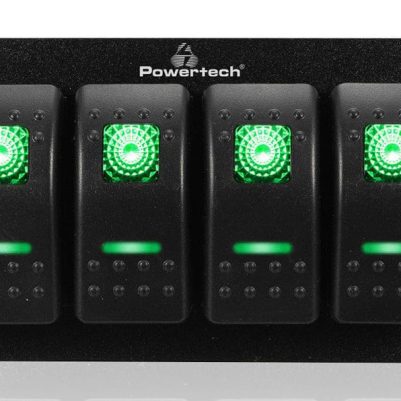 POWERTECH πάνελ σκαφών & οχημάτων PTL-019 με 4x διακόπτες, IP65
