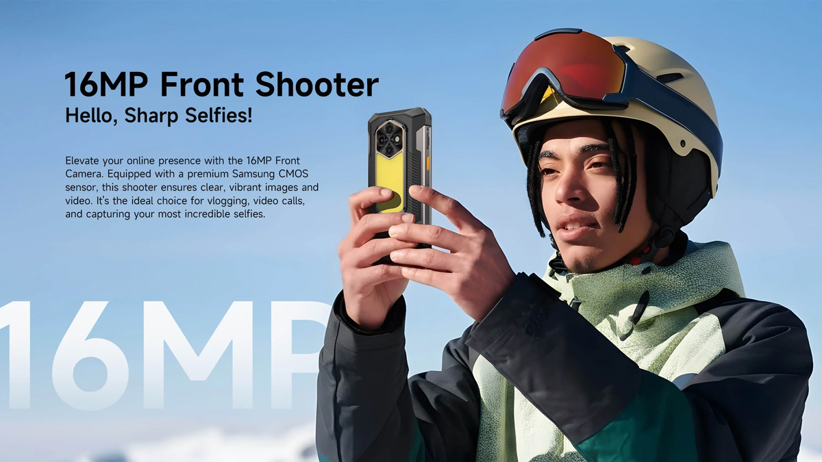 ULEFONE smartphone RugKing 5 Pro, 6.78", 8/256GB, 20000mAh, IP68/IP69K/MIL-STD-810H, μαύρο - Image 3