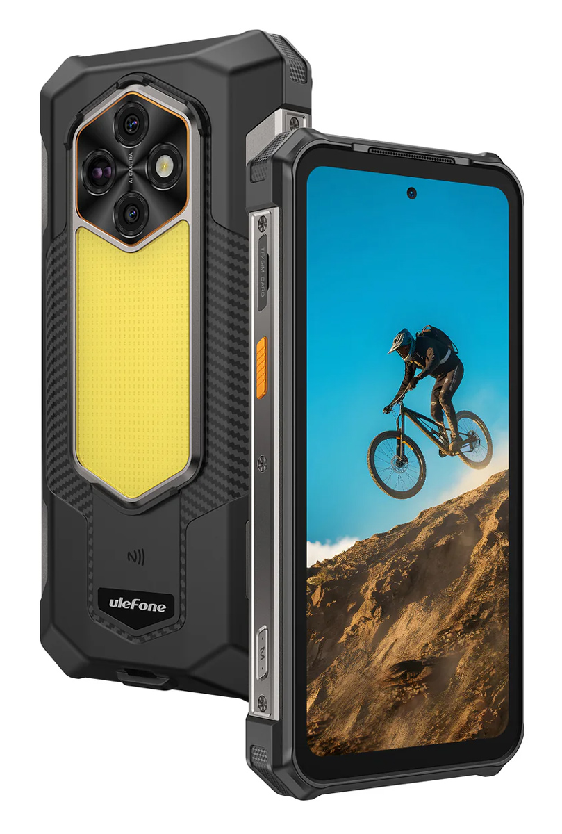 ULEFONE smartphone RugKing 5 Pro, 6.78", 8/256GB, 20000mAh, IP68/IP69K/MIL-STD-810H, μαύρο