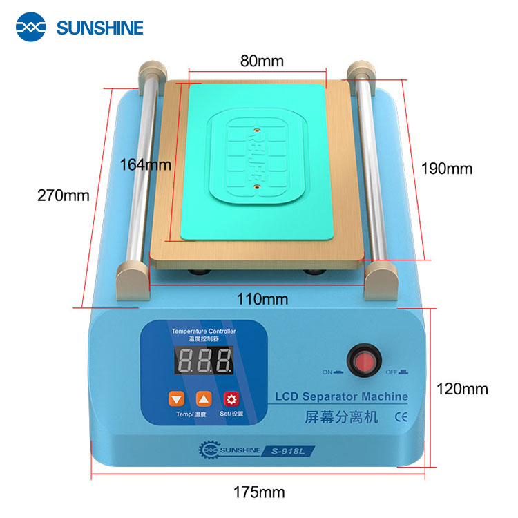 SUNSHINE διαχωριστής LCD οθόνης S-918L για επισκευές κινητών, 400W - Image 3