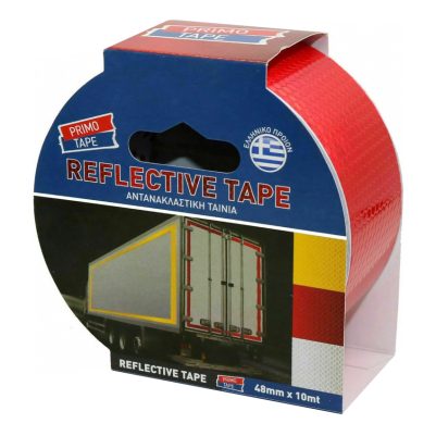 PRIMO TAPE αντανακλαστική ταινία SEL-025, 48mm x 10m, κόκκινη