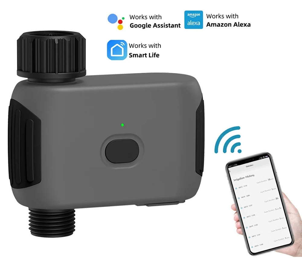 INHOCON smart προγραμματιστής ποτίσματος SGW03W, WiFi, IP55 - Image 2