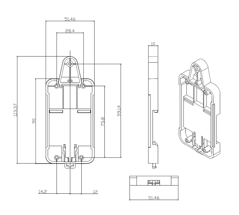 SONOFF θήκη για ράγα διακοπτών SNF-DR - Image 3