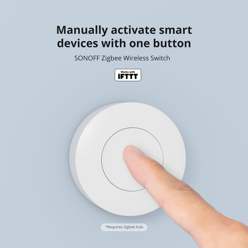 SONOFF smart διακόπτης SNZB-01P, μπαταρίας, Zigbee - Image 2