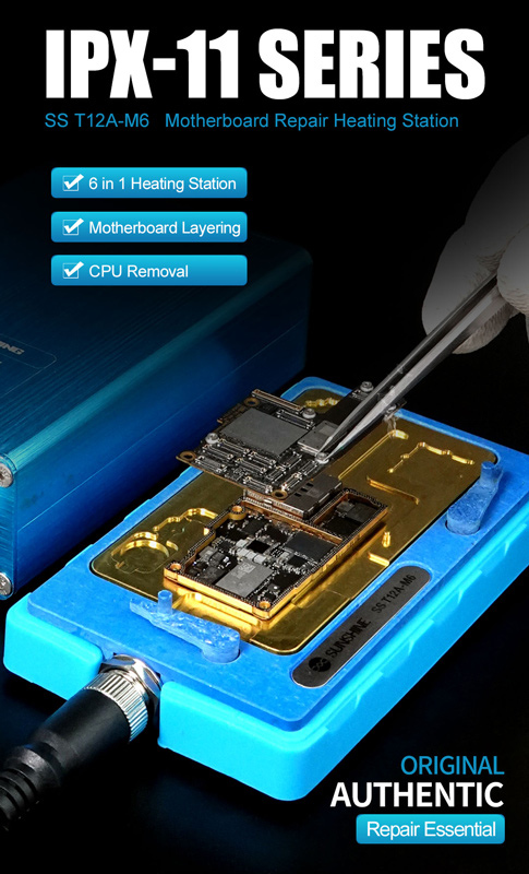 SUNSHINE βάση motherboard SS-T12A-M6, iPhone X/11 series, θερμαινόμενη - Image 2