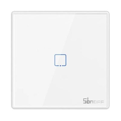 SONOFF smart διακόπτης T2EU1C-RF 433MHz, αφής, μονός, λευκός