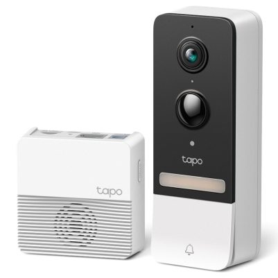 TP-LINK smart κουδούνι με κάμερα Tapo D230S1, Wi-Fi 2K, 6700mAh, Ver 1.0