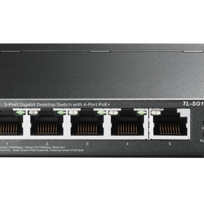 TP-LINK desktop switch TL-SG1005LP, 5-Port Gigabit, 4x PoE+, V4.0