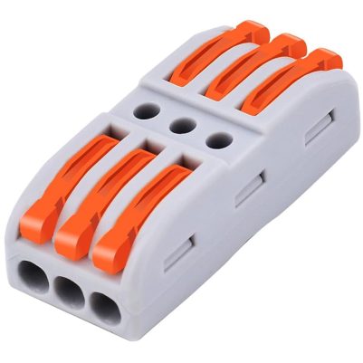 POWERTECH κλέμα σύνδεσης καλωδίων TOOL-0104, 3pin προς 3pin, 10τμχ