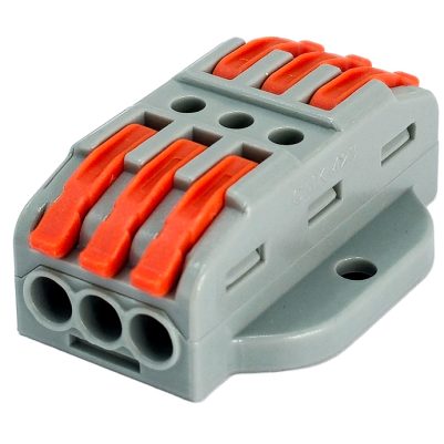 POWERTECH κλέμα σύνδεσης καλωδίων TOOL-0106, 3pin προς 3pin, 10τμχ