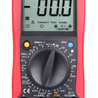 UNI-T ψηφιακό πολύμετρο αυτοκινήτων UT107, RPM/Dwell, test μπαταρίας