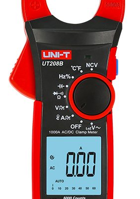 UNI-T πολύμετρο & αμπεροτσιμπίδα UT208B, 1000A AC/DC, NCV, True RMS