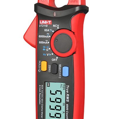 UNI-T μίνι ψηφιακή αμπεροτσιμπίδα UT211B, 60A AC/DC, NCV, True RMS